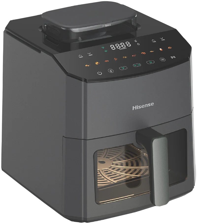 Hisense 7 Litre 3-in-1 Steam Air Fryer Black