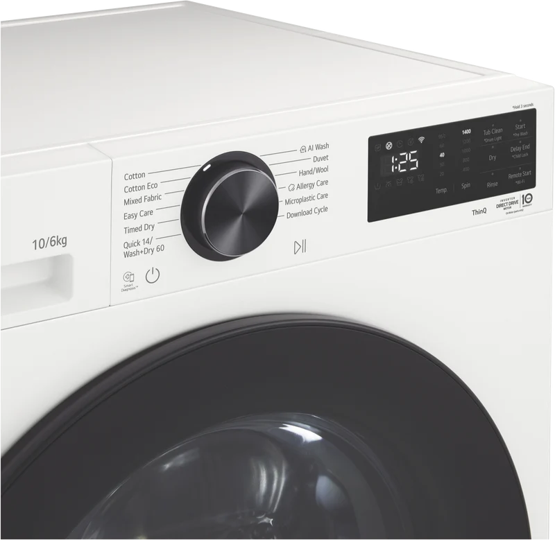 LG 10kg-6kg Series 3 AI Combo Washer Dryer