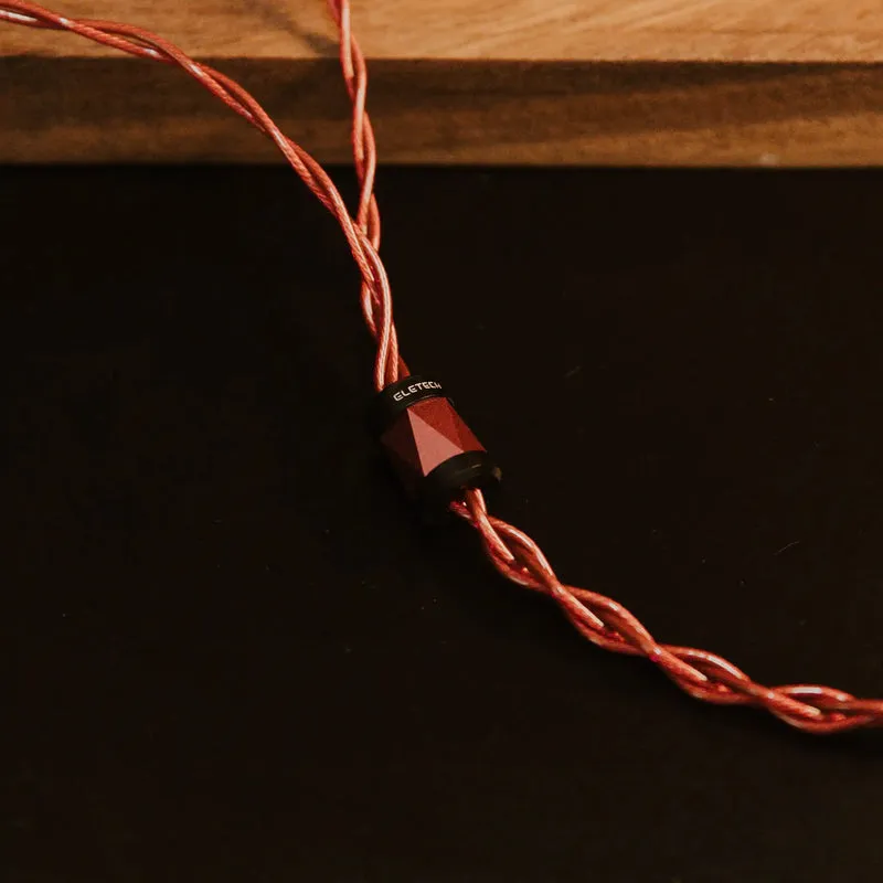 Eletech x Bloom Audio Crimson | Copper IEM Upgrade Cable