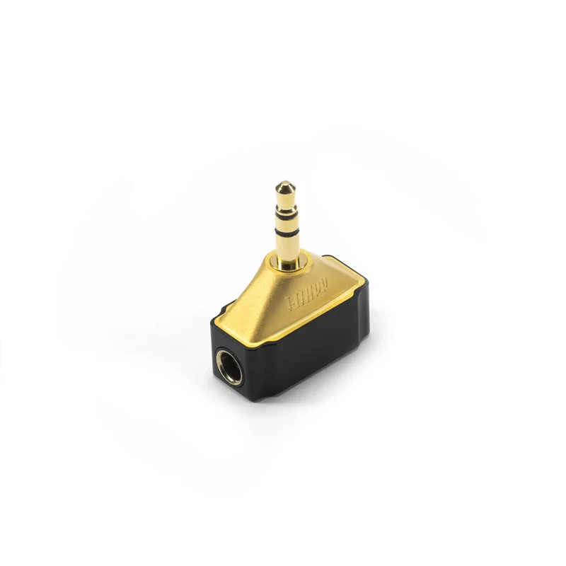ddHiFi DJ44Gold Headphone Adapter | 4.4mm F to 3.5mm M