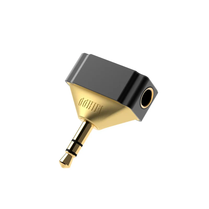 ddHiFi DJ44Gold Headphone Adapter | 4.4mm F to 3.5mm M