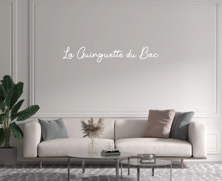 Custom text: La Guinguette du Bac