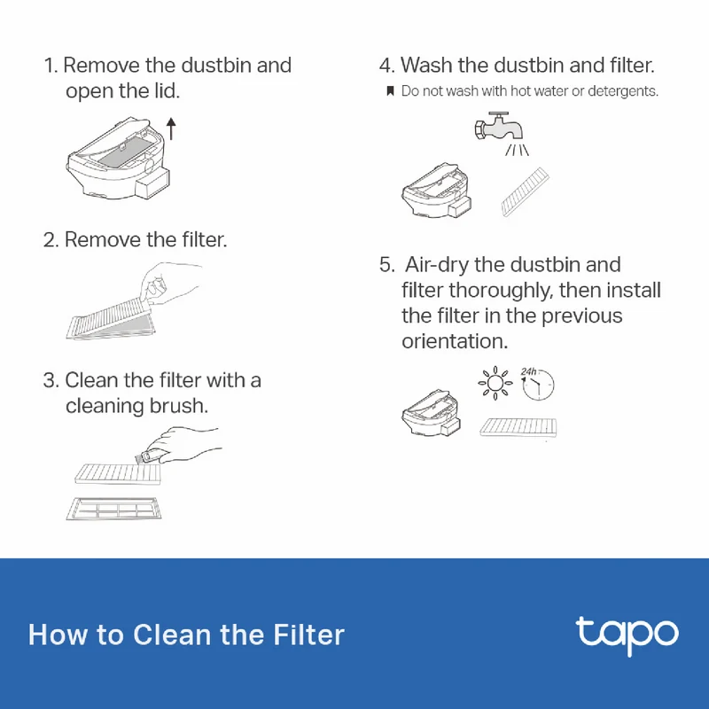 TP-LINK Tapo Robotic Vacuum Replacement Kit