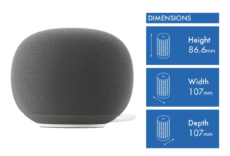 Google Home Speaker - Dark Hazel