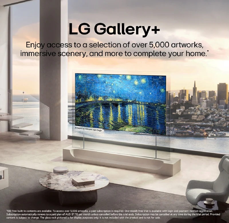 LG 83" OLED EVO AI W6 Wallpaper 4K Smart TV 2026