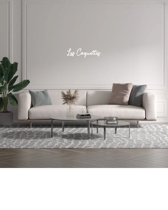 Custom text: Les Coquettes
