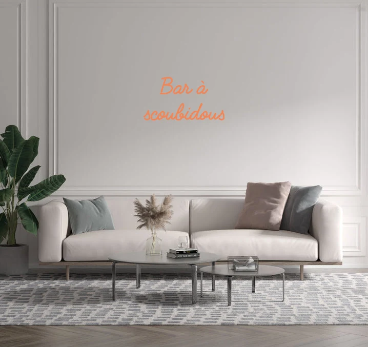 Custom text: Bar à scoubidous