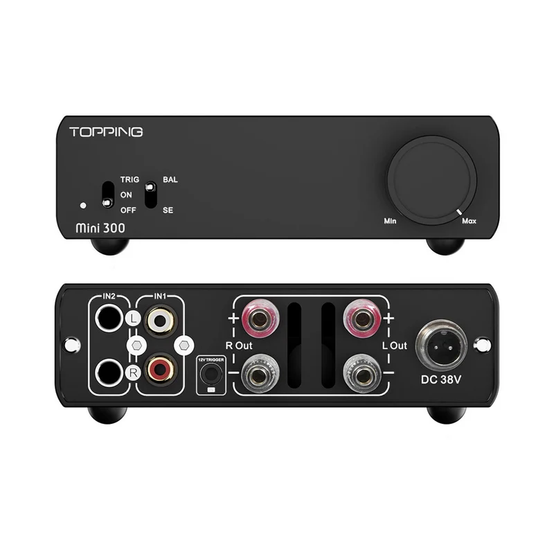 Topping Mini 300 | Fully Balanced Desktop Power Amplifier