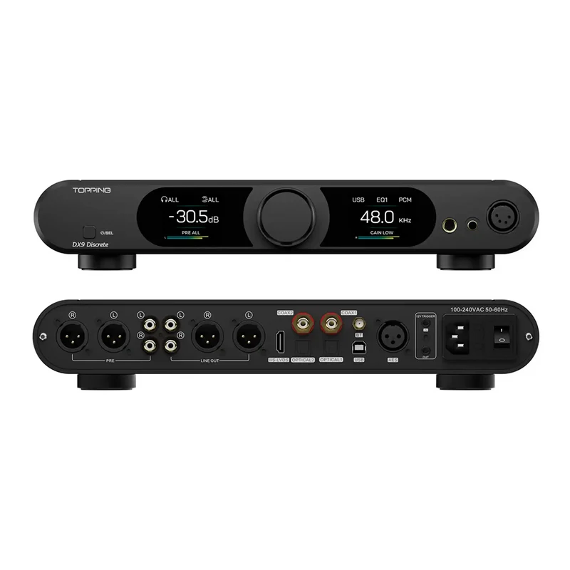 Topping DX9 Discrete | Fully Balanced Desktop DAC and Amp