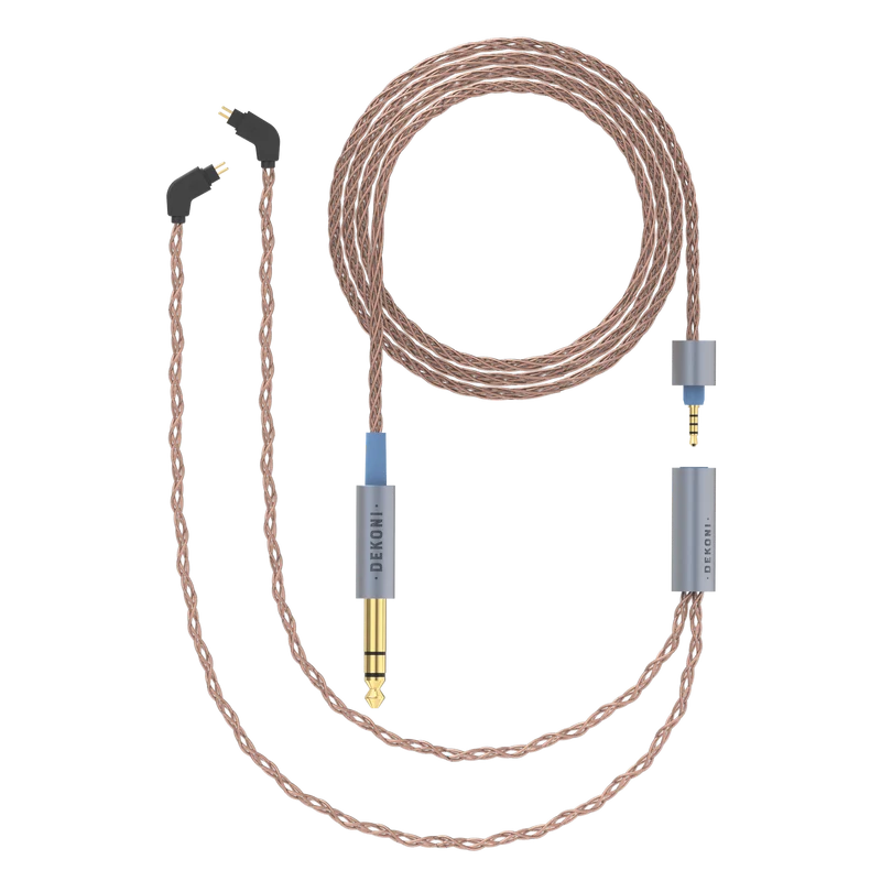 Dekoni Audio Ensemble Kit in PCUHD Copper | Complete Headphone Cable Set