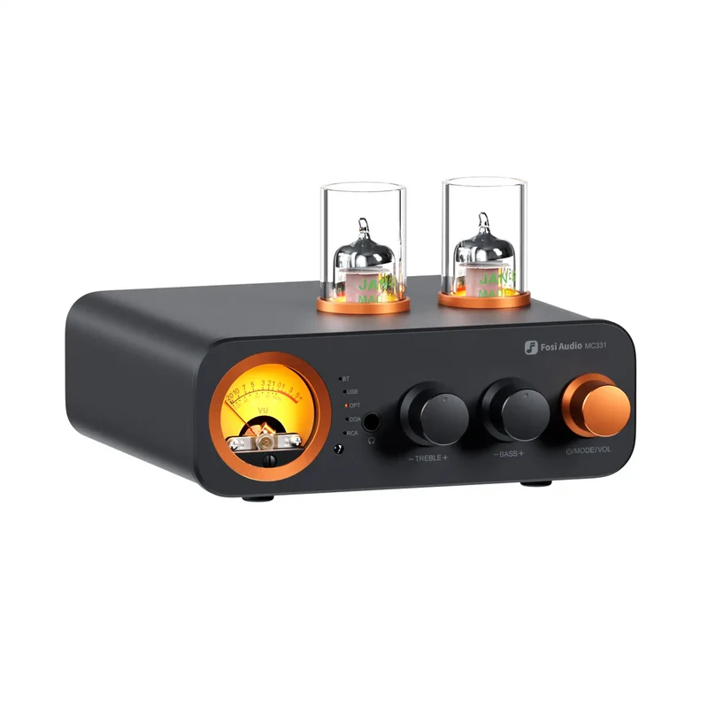 Fosi Audio MC331 | Desktop DAC, Tube Amp, and Preamp