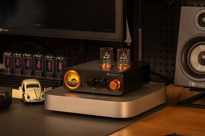 Fosi Audio MC331 | Desktop DAC, Tube Amp, and Preamp