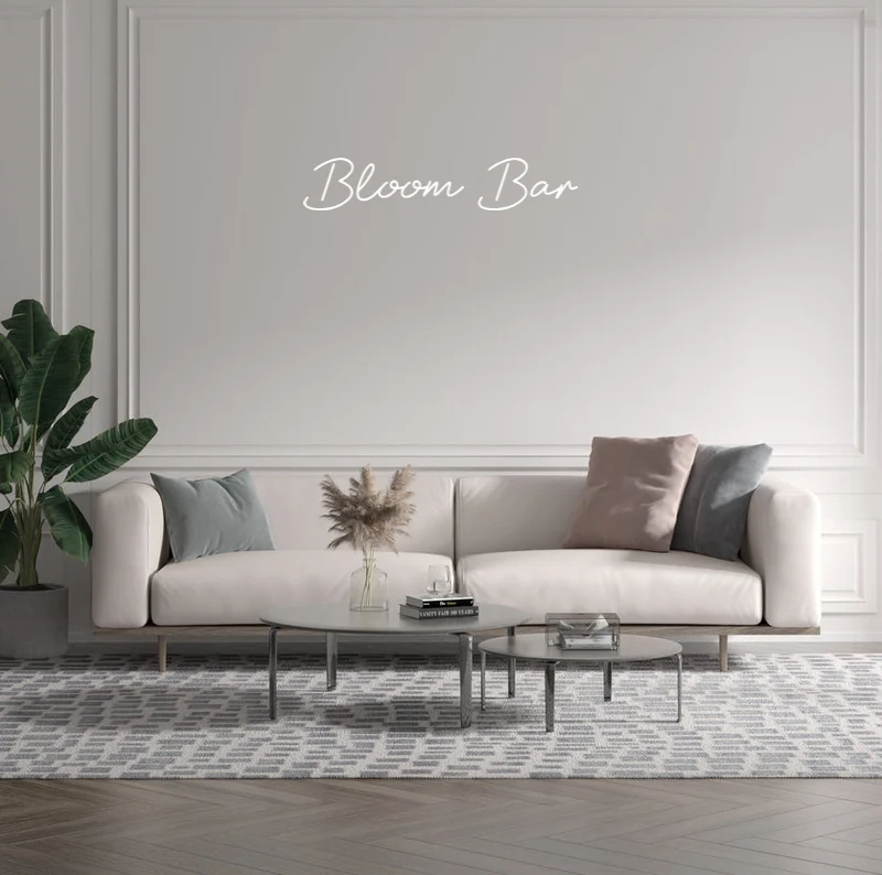 Custom text: Bloom Bar