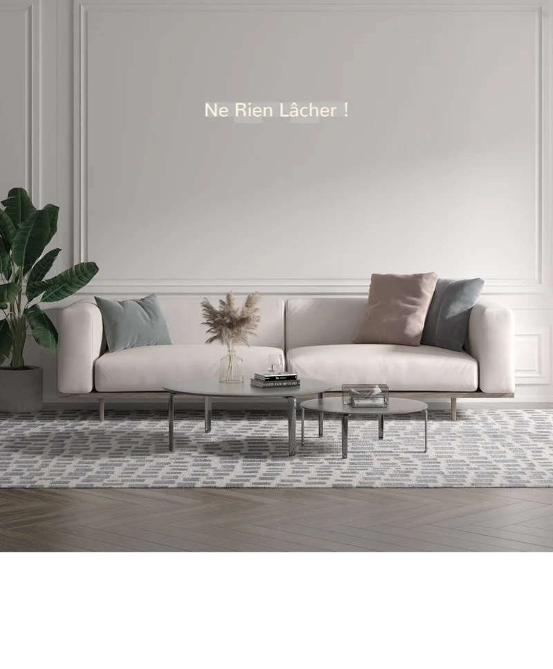 Custom text: Ne Rien Lâcher !