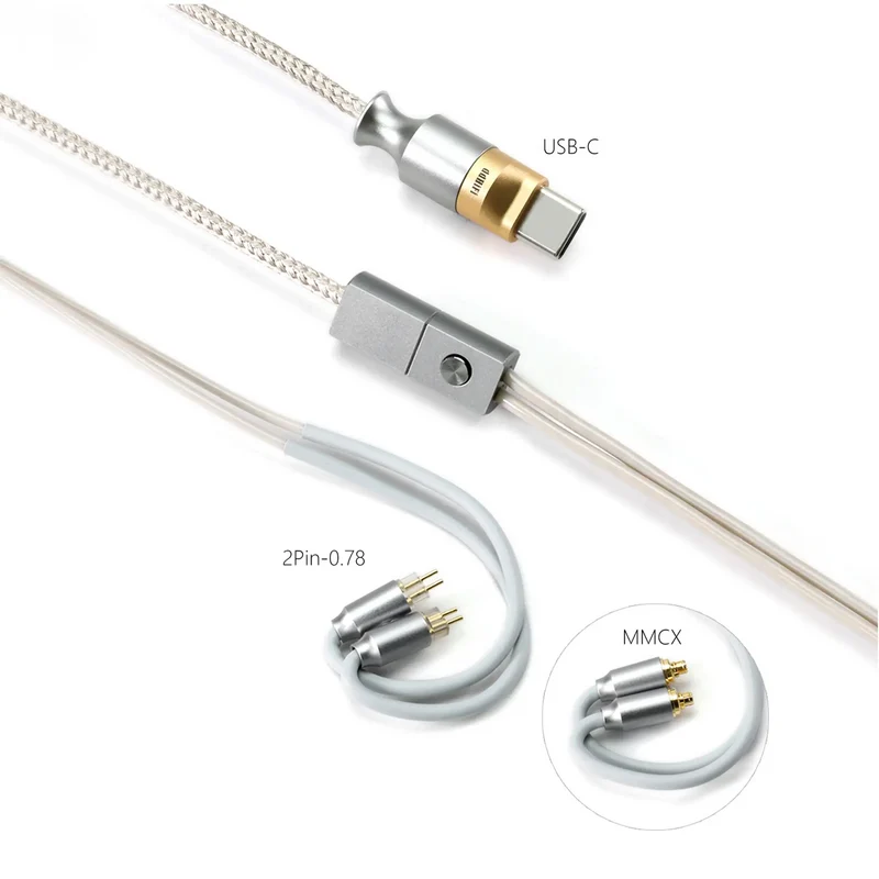 ddHiFi M110C USB-C DAC IEM Cable | 2-Pin / MMCX