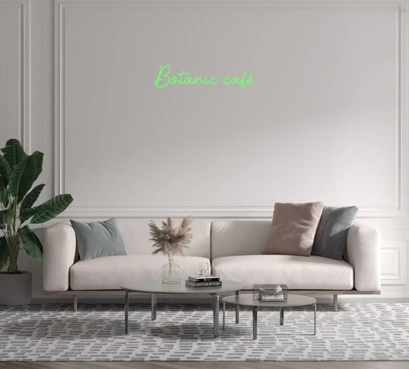 Custom text: Botanic café