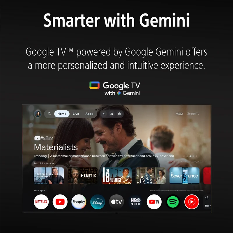 Sony 55" BRAVIA 3 II 4K HDR AI Google TV with Gemini 2026