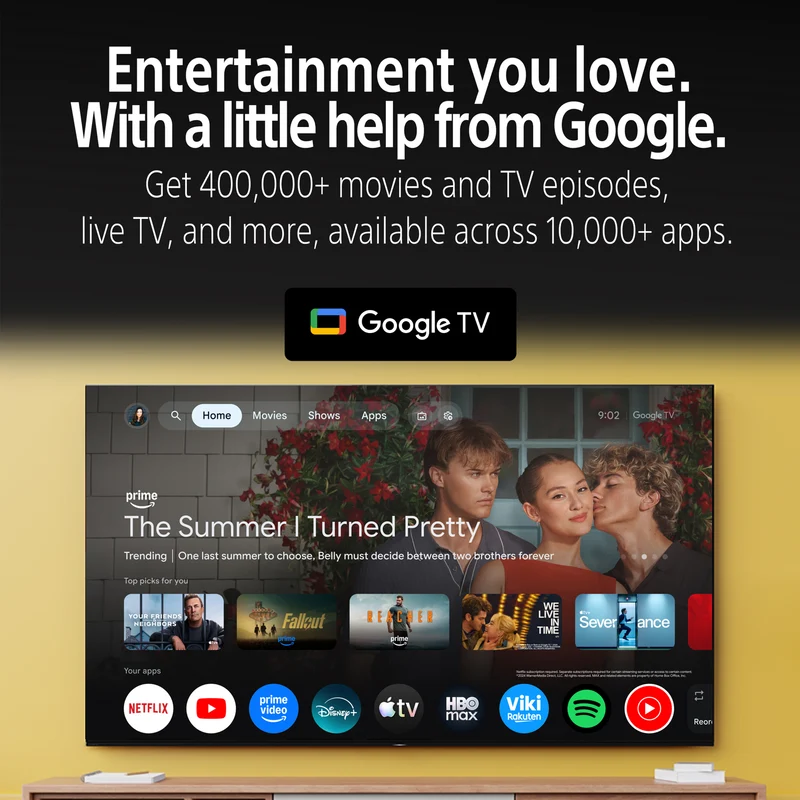 Sony 55" BRAVIA 3 II 4K HDR AI Google TV with Gemini 2026