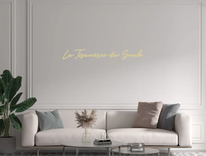 Custom text: La Tisanerie du Souk