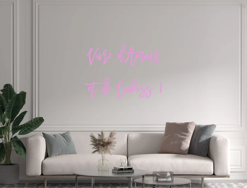 Custom text: Vivre d'Amour et de Cookiss !