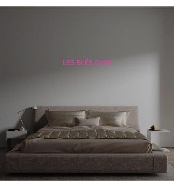 Custom text: LES BLÉS D'OR
