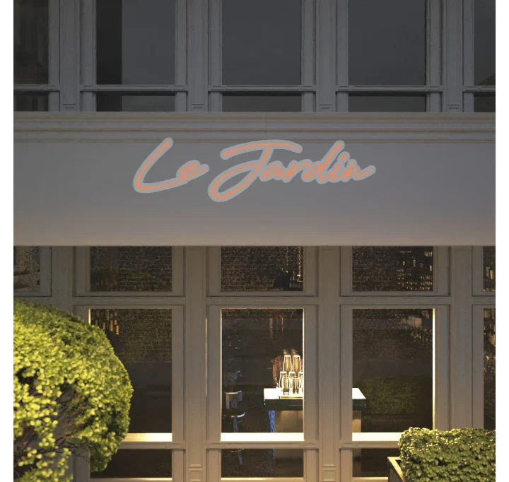 Custom text: Le Jardin