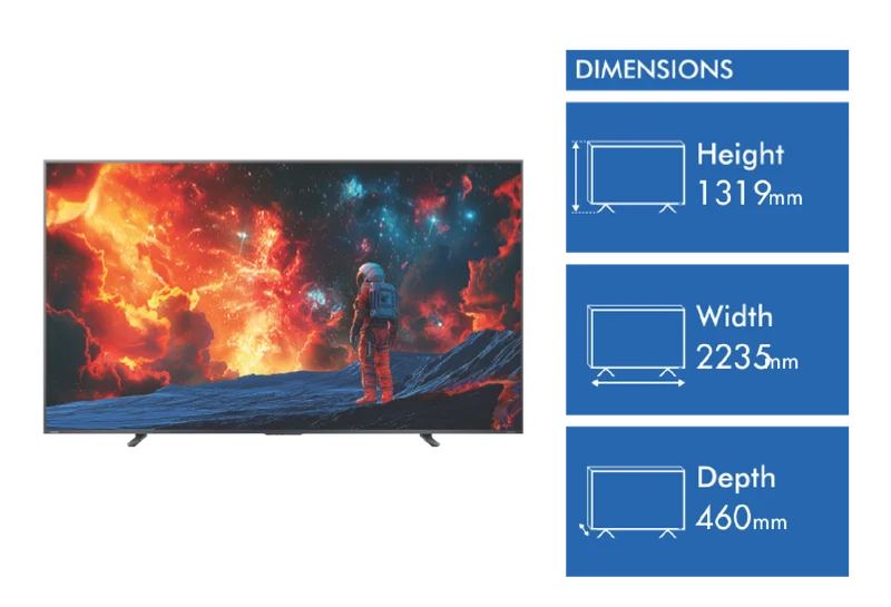 Toshiba 100" Z670NP Series 4K UHD Smart TV 2024