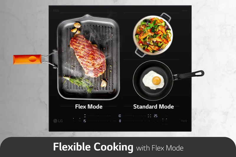 LG 60cm Induction Cooktop, 4 Zones, 2 Flexi