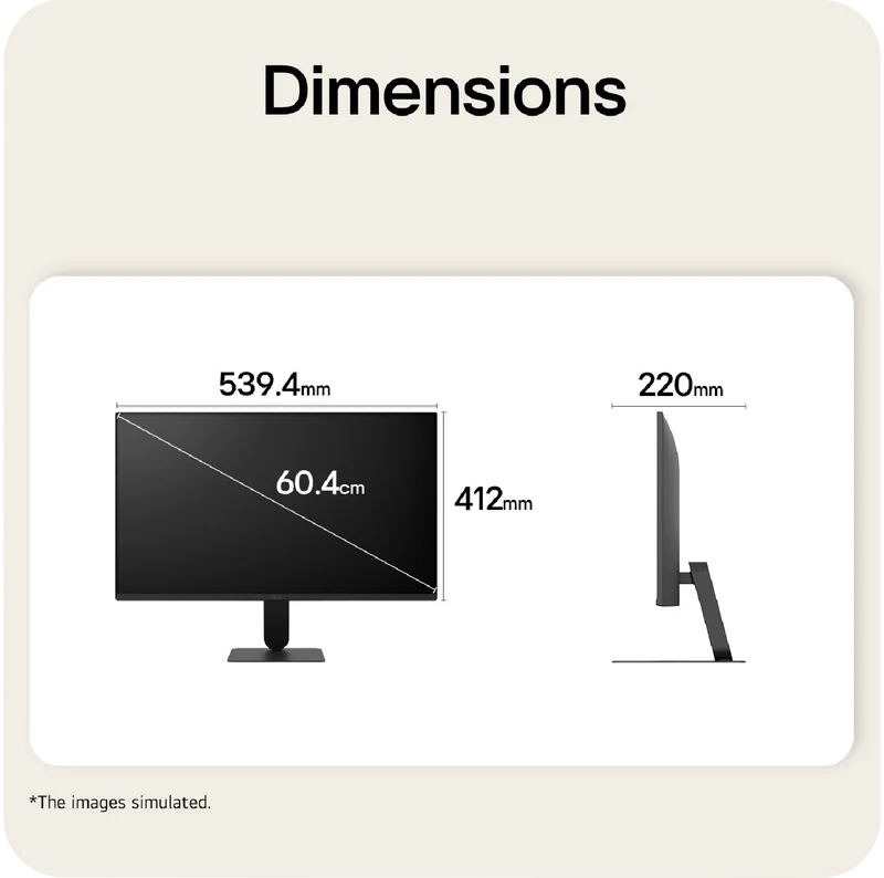 LG 24" FHD IPS Monitor
