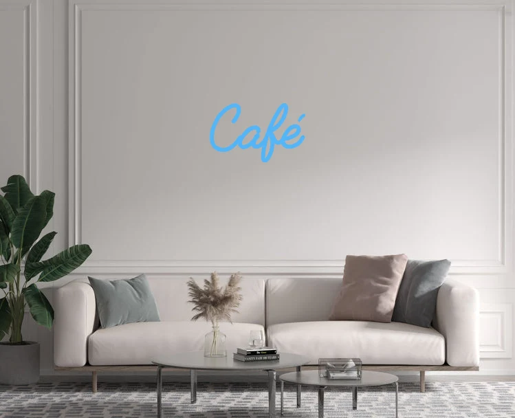 Custom text: Café