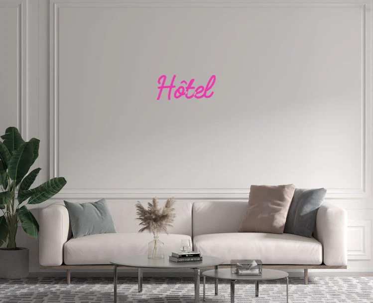 Custom text: Hôtel