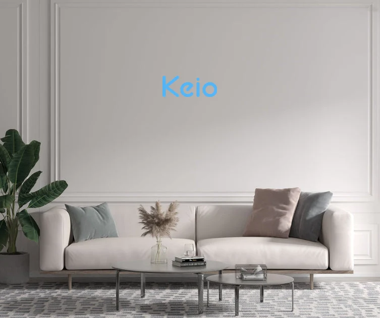 Custom text: Keio