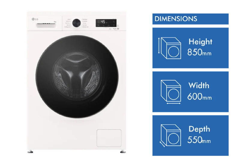 LG 8kg Series 1 Front Load Washer