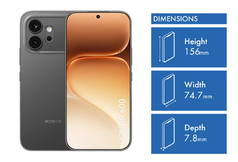 Honor 600 5G 256GB Black