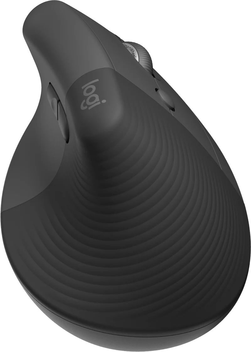 Logitech Lift Vertical Ergonomic Mouse (Graphite)