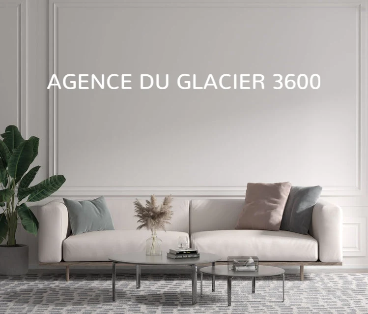 Custom text: AGENCE DU GLACIER 3600
