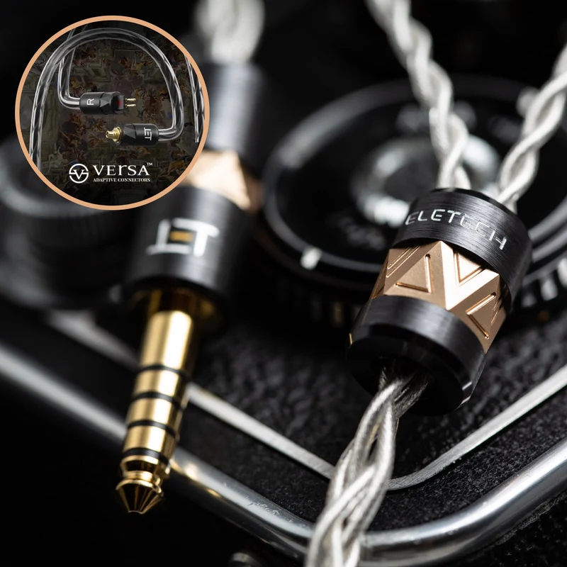 Eletech Cassiel | Silver-Plated Copper Upgrade Cable for IEMs