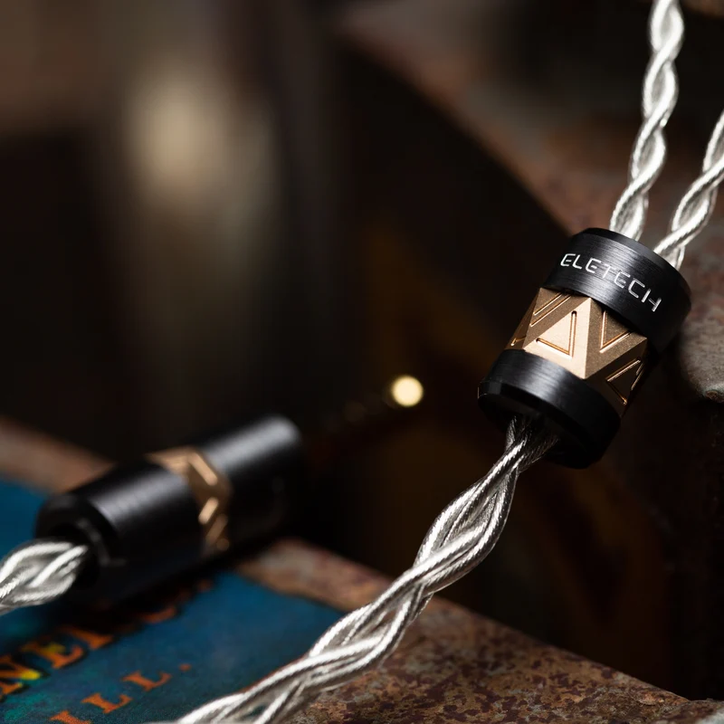 Eletech Cassiel | Silver-Plated Copper Upgrade Cable for IEMs