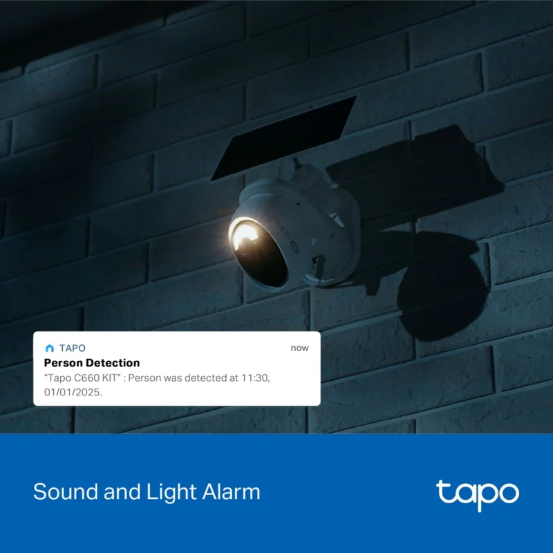 TP-LINK 4K Solar-Powered Pan/Tilt Security Camera