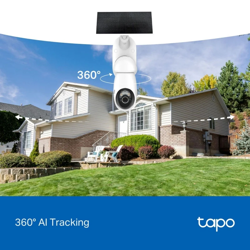 TP-LINK 4K Solar-Powered Pan/Tilt Security Camera