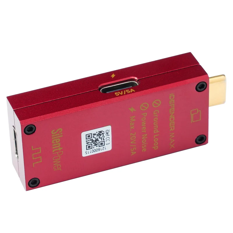 iFi iDefender Max | USB-C Ground Loop Breaker and USB Power Injector