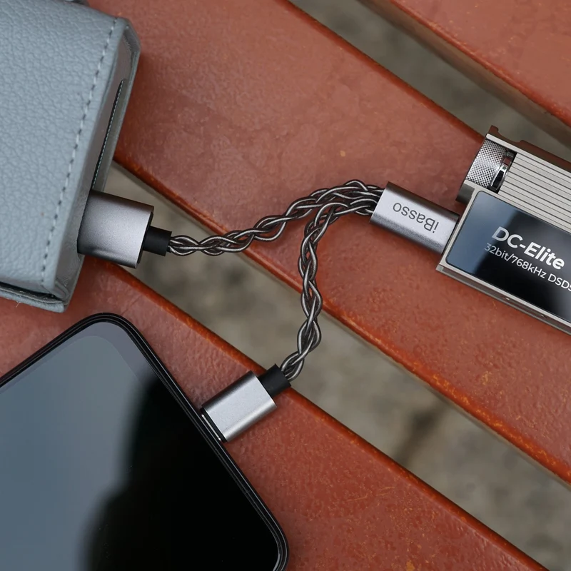 iBasso CB19 USB-C Cable + Y Adapter | USB-C to C / USB-A Power