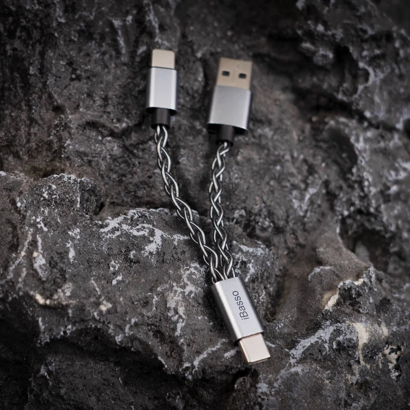 iBasso CB19 USB-C Cable + Y Adapter | USB-C to C / USB-A Power