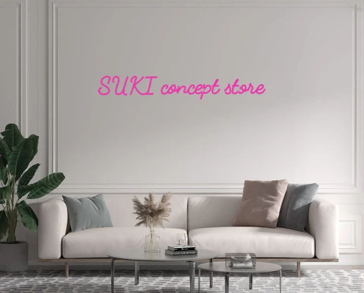 Custom text: SUKI concept store