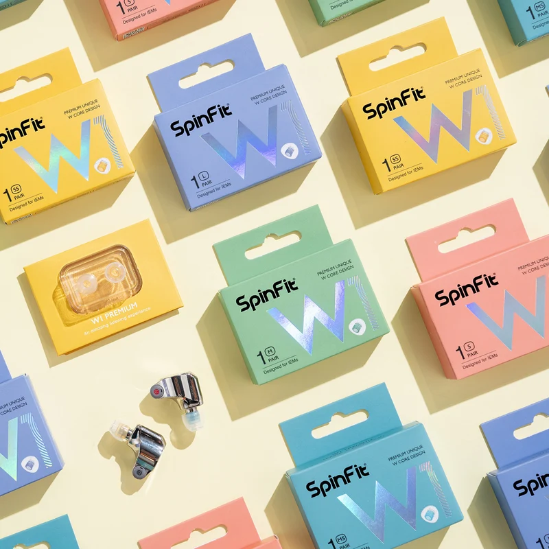 SpinFit W1 | Premium Silicone Eartips