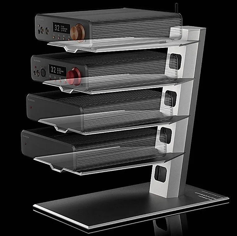 Burson Mothership | Aluminum Equipment Rack for Audiophile Desktop Gear