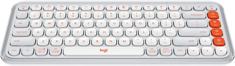 Logitech POP Icon Keys Wireless Keyboard (Off White)