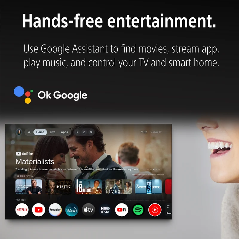 Sony 75" BRAVIA 3 II 4K HDR AI Google TV with Gemini 2026