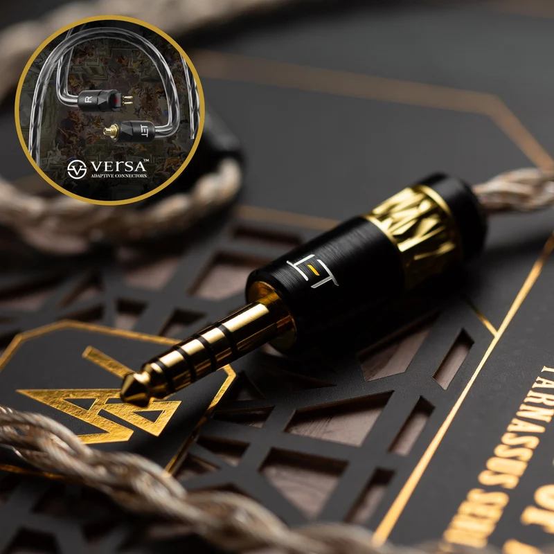 Eletech Sonnet of Adam | Gold Silver Copper Flagship IEM Cable