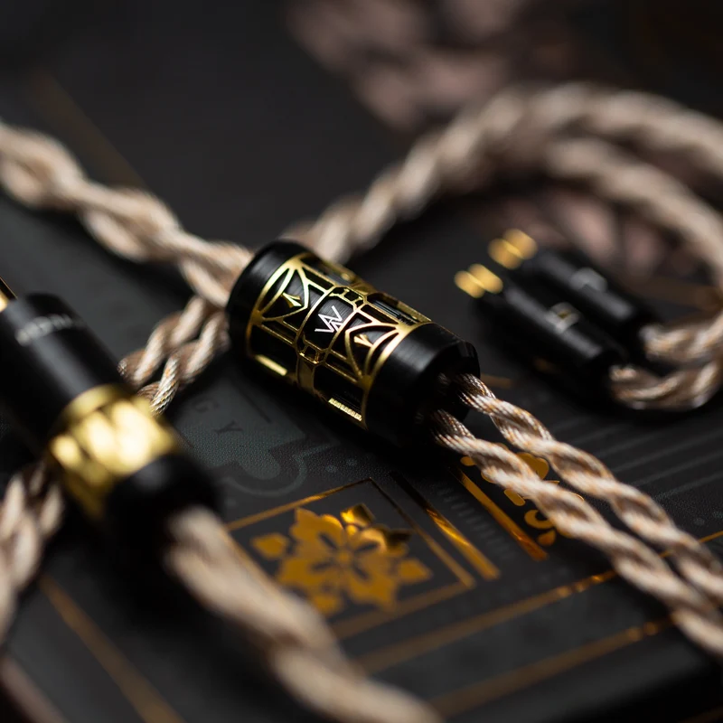 Eletech Sonnet of Adam | Gold Silver Copper Flagship IEM Cable